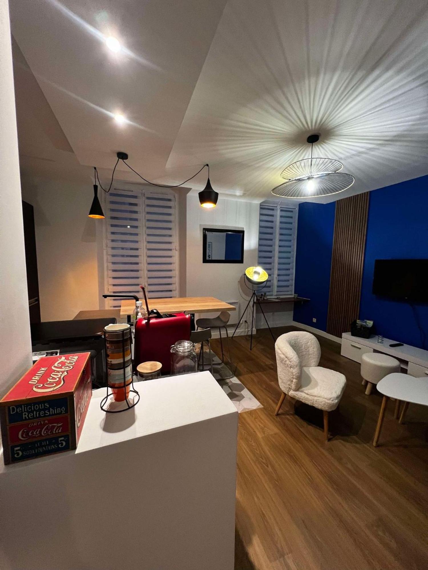 אקס-לה-באינס Appartement Le Flamboyant - Wifi - Central - Cosy מראה חיצוני תמונה